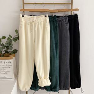 [브리치] 헤이븐 /  3사이즈 남녀공용  스탐 골지 플리스 기모 투웨이 팬츠(M XL)