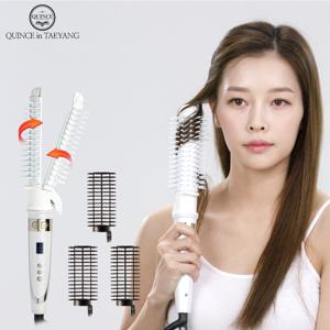 퀸스IN태양 자동회전 매직 봉고데기 시즌2 +헤어롤3개 오토롤링 뿌리볼륨 그루프 브러쉬고데기