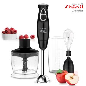 핸드블랜더 3종세트 거품기 반죽기 분쇄기 믹서기 핸드블렌더 마늘다지기 다양한 용기 활용