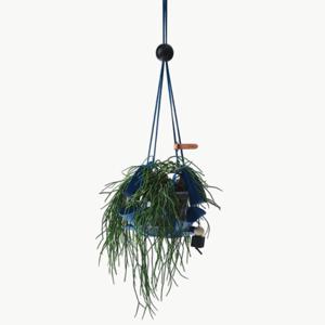 [무케] _행잉 식물 화분 팟커버 댕글(DANGLE) P 코발트블루 벽걸이화분 행잉플랜트 인테리어