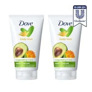 바디러브 인비고레이팅 케어 핸드크림 75ml x 2개