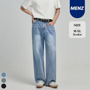 [브리치]  맨즈 / 남성 워싱 와이드 데님 팬츠 (MJ2509)