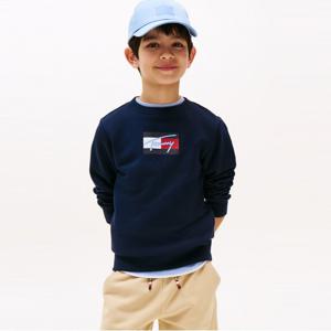 타미힐피거 [온라인단독] 스크립트 플래그 스웨트셔츠 (T42F6KKO160BT4C1G)