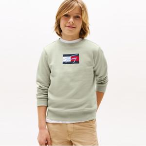 타미힐피거 [온라인단독] 스크립트 플래그 스웨트셔츠 (T42F6KKO160BT4M1C)