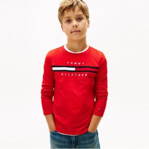 타미힐피거 [온라인단독] 플래그 립 인서트 티셔츠 (T42F6KKO170BT4XNL)