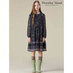 [하프클럽] 패턴 보더MIX 미니 원피스(T236MOP152W)