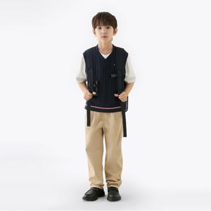 타미힐피거 글로벌 스트라이프 케이블 베스트 (T42F7WVT250BT2C1G)