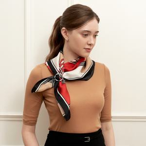 [25FW 최초가 59,000원]엘시드 실크 미니 스카프 SE541S318