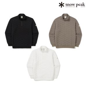 (공용) 퀼팅 반집업 맨투맨 S24WMFZT34