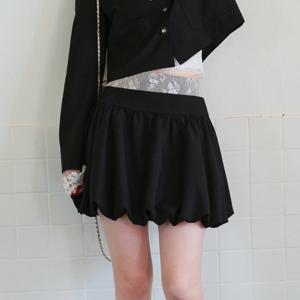 12/18예약배송_Cest_Black lace balloon skirt