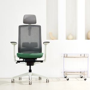 메가 MG-S-V1-W 베타젤 메쉬 컴퓨터 책상 의자