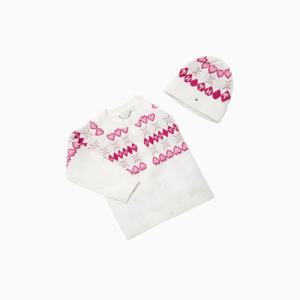 타미힐피거 페어아일 가디건&비니 (T42F7NWO110GT1YA8)