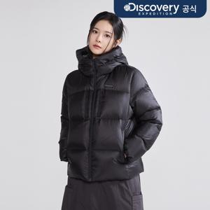 여성 올버트 구스다운 숏패딩 (BLACK)  DWDJ7H056-BKS