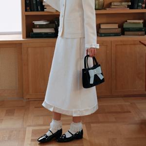 12/18예약배송_Cest_Sequined wool skirt