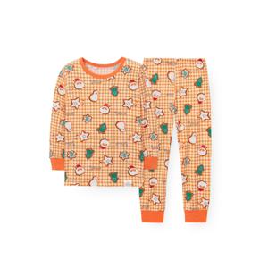 [롯데백화점]아동 G312 홀리데이쿠키 9부소매 내의 세트 OR25FKFPG312