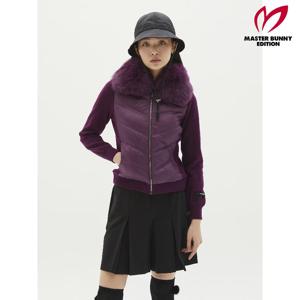 [마스터바니] 421C4SD157 여성 폭스퍼 방풍 다운 가디건