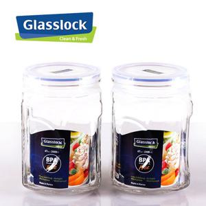 글라스락 수제청 담금병 캐니스터 2000ml 2조 세트