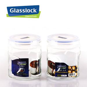 글라스락 수제청 담금병 캐니스터 1500ml 2조 세트