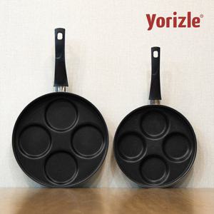 4구 에그팬 팬케이크 계란후라이팬 24cm/28cm