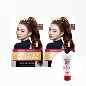 엑셀랑스 크림 염모제 1+1+TR5 헤어팩 50ml