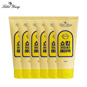 [라벨영] 쇼킹마요네즈헤어팩4+2 /건조/푸석/극손상/트리트먼트/영양케어