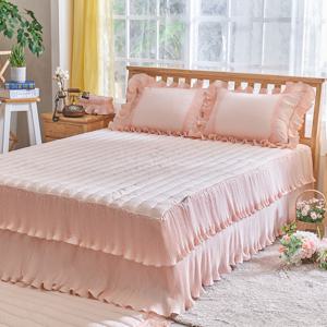 류금숙 플리츠 향균실키케어 이중프릴 침대커버