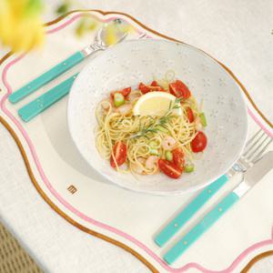 [무케] 메종다르_봉봉 커트러리 4P 한식양식용 (6 colors) 스테인레스 24K 도금 아크릴 수저세트 선물포장