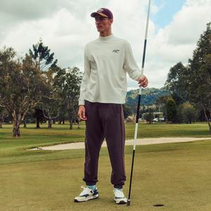 남성 스웻 조거 팬츠 브라운 MQ321PPT91