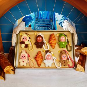 (SET)작은별 맛있는 한 입 시리즈 구움 과자 인형 키링