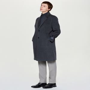 남성 [[25FW]] HZCO5D561CG [시즌오프][로얄캐시미어]차콜그레이 울캐시미어혼방 코트