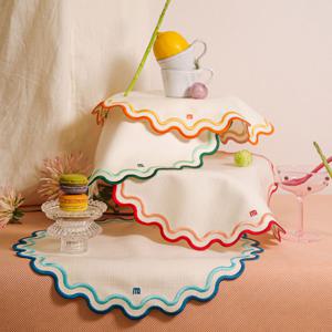 [무케] 메종다르_데이지 테이블매트 홈파티용 (5 colors) 폴리방수코팅 고급자수 결혼선물추천 선물포장