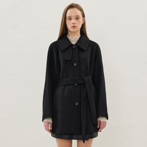 [정가399,000]하프기장 벨티드 울 코트 OH5XH0960