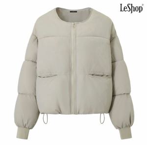 정상가:99,000원 ㅣ 캐주얼 밑단 스트링 집업 패딩 점퍼 (DP4JJ022A)