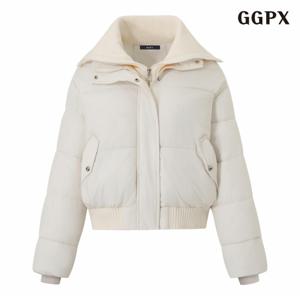 정상가:159,000원 ㅣ 코듀로이 카라 하이넥 패딩 하프 점퍼 (GPDJJ023D)