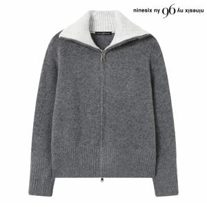 정상가:89,000원 ㅣ 데일리 투웨이 집업 하이넥 니트 가디건 (NP4CK034L0)