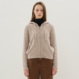 [정가299,000]케이블조직 후드집업 가디건 OK5WDB230