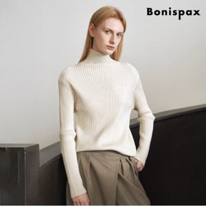 정상가:59,000원 ㅣ 하이넥 골지 긴팔 니트 (XP4KT035L0)