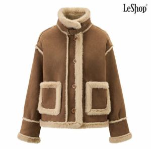 정상가:159,000원 ㅣ 시어링 양털 데일리 무스탕 자켓 (DP4JK028A)