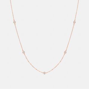 베브 로즈 랩다이아몬드 목걸이 A253SNU430RPH