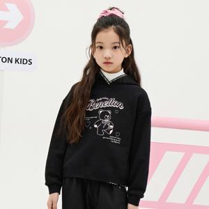 [본사] 주니어 블링 밴딩 베어 맨투맨_QAMT24561BK