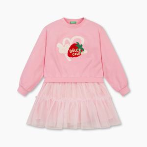 [본사] 져지 매치 샤 원피스_QAOP17561PK