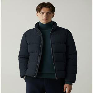 남성 [[25FW]] DMJU5D301N3 [ONLINE EXCLUSIVE] 다크네이비 스탠카라 경량 구스다운 점퍼