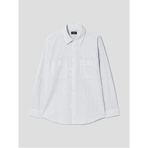 여름 긴팔 체크 셔츠 - 아이보리 (GC5264M050)