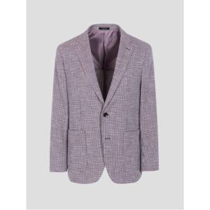 마이크로패턴 울코튼린넨 재킷  마젠타 (GC5111M05W)