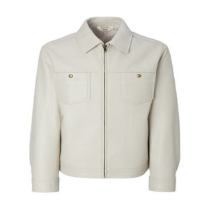 남성 HZJU5F811CR [HIS]스톤 램스킨 레더자켓