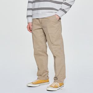 남성 [[25FW]] HZPA5F232I3 [시즌오프][FOLGAROLAS][STRAIGHT] 카멜 투톤 조직감 팬츠