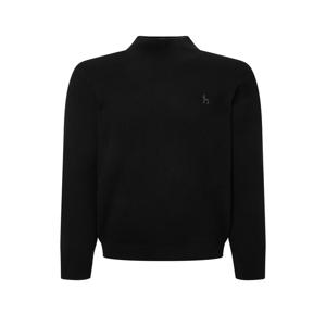 남성 [[25FW]] HZSW5D464BK [시즌오프][PREMIUM CASHMERE] 블랙 캐시미어 하프 터틀 니트