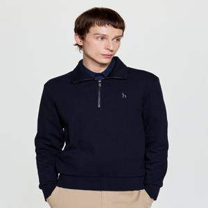 남성 [[25FW]] HZTS5D404N2 [시즌오프]네이비 하프집업 맨투맨