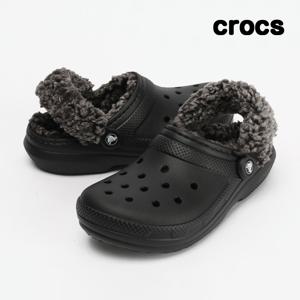 클래식 플리스 라인드 클로그 성인 털슬리퍼 블랙 211396-001