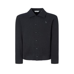 남성 [[25FW]] HZTS5D101CG [시즌오프]차콜 카라 블루종 스웻 점퍼